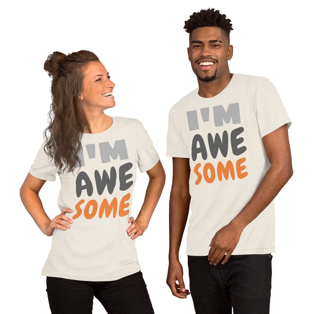 I’m Awesome” Funny Statement T-Shirt – Bold Graphic Tee | ccanvas - Unisex T-Shirt | Ccanvas