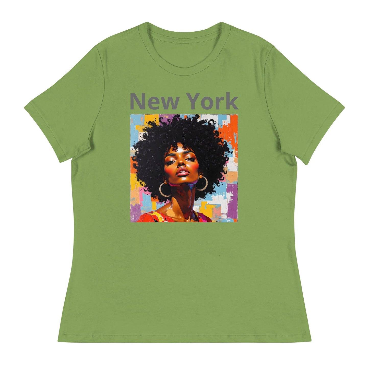 New York – Afro Pop Art Urban T-Shirt for Women | ccanvas - Women's T-Shirts | Ccanvas