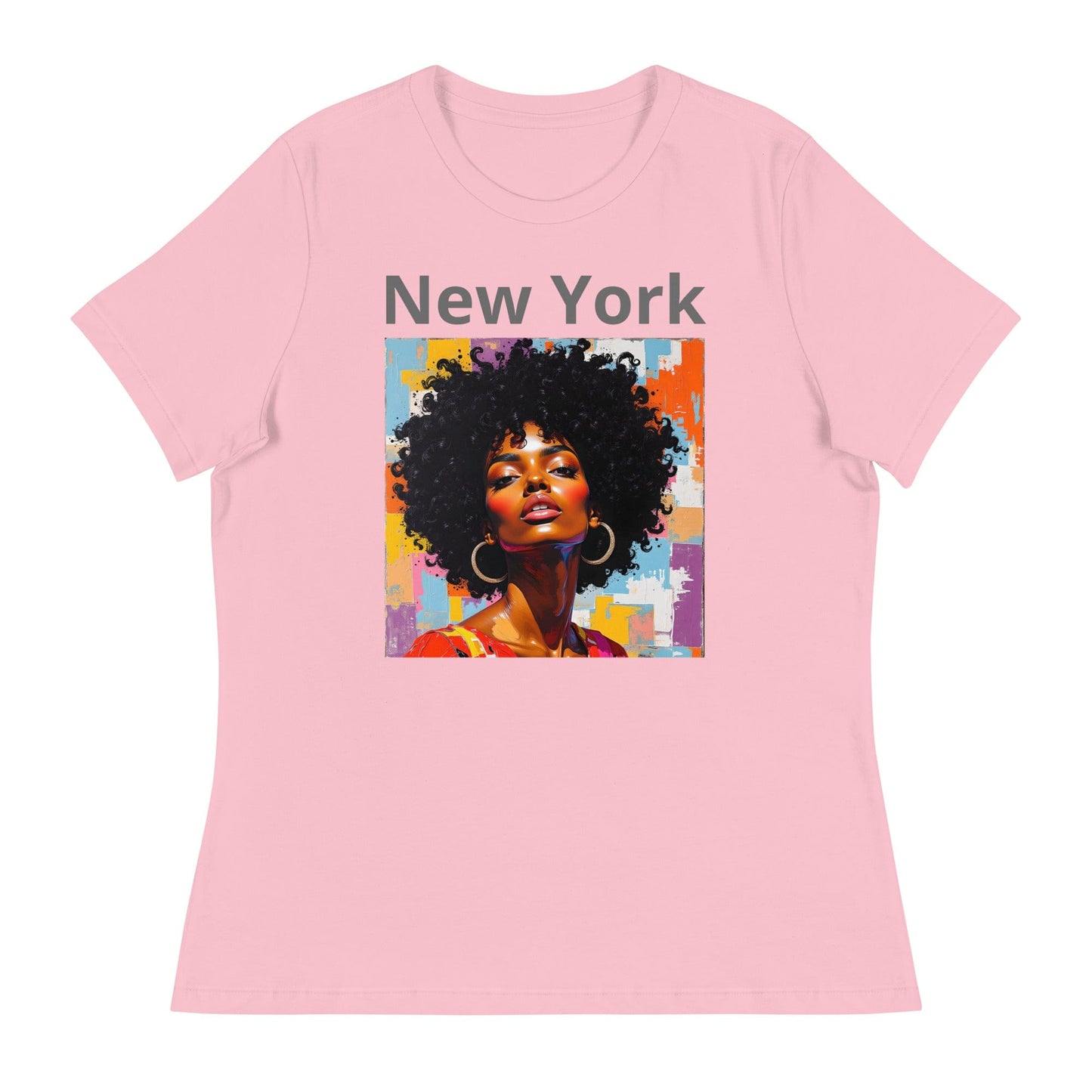 New York – Afro Pop Art Urban T-Shirt for Women | ccanvas - Women's T-Shirts | Ccanvas