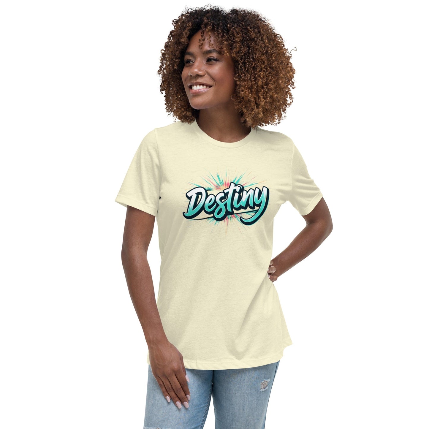 Destiny Inspirational Graphic T-Shirt for Women – Motivational Streetwear | ccanvas - T-Shirt | Ccanvas