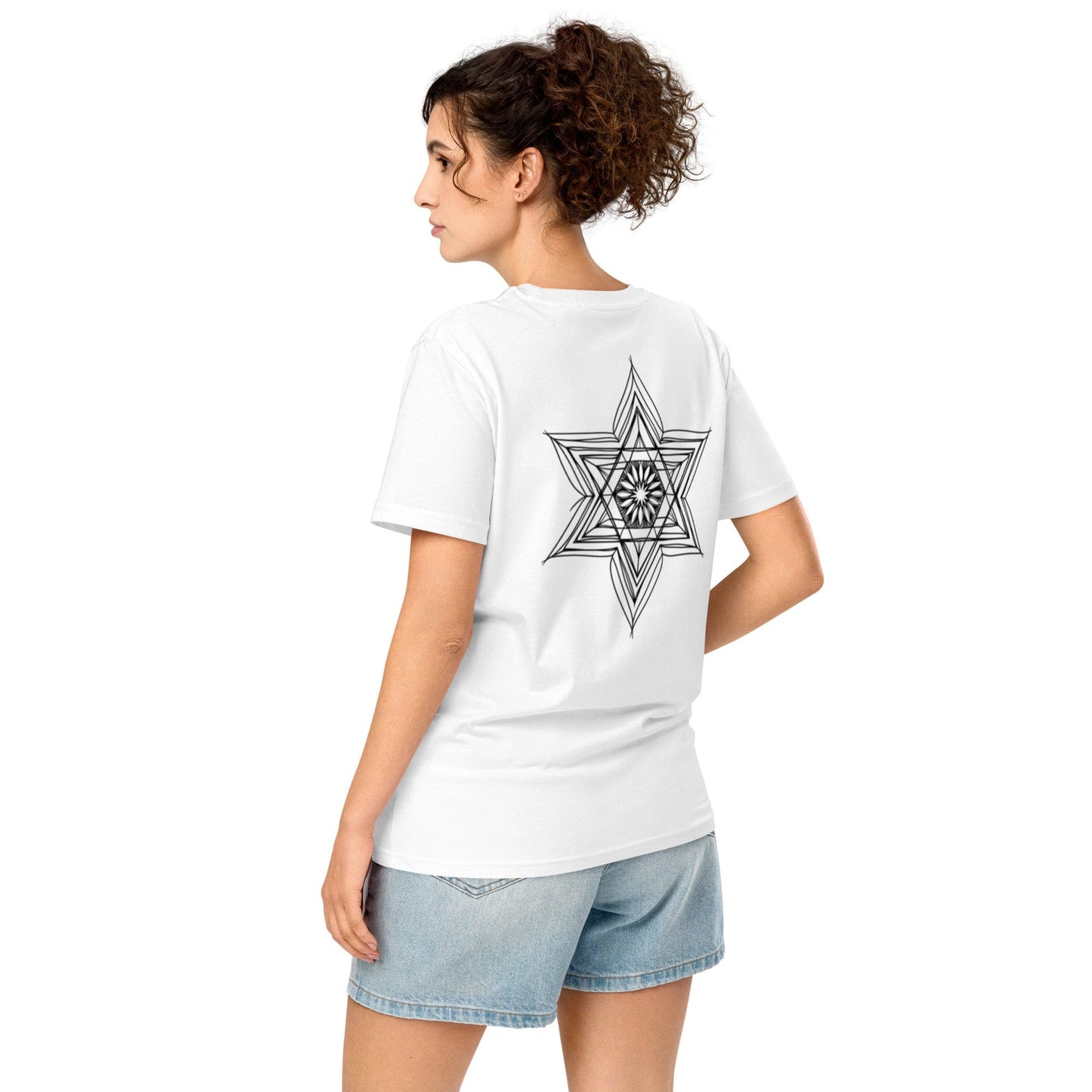 Sacred Star Backprint – Spiritual Women’s T-Shirt | ccanvas - Women’s T-Shirt | Ccanvas
